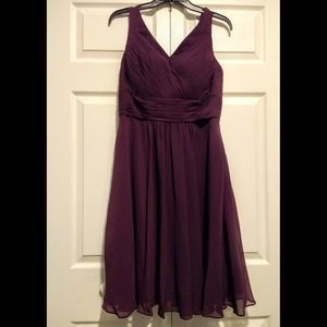 Azazie Grace Dress (Grape)